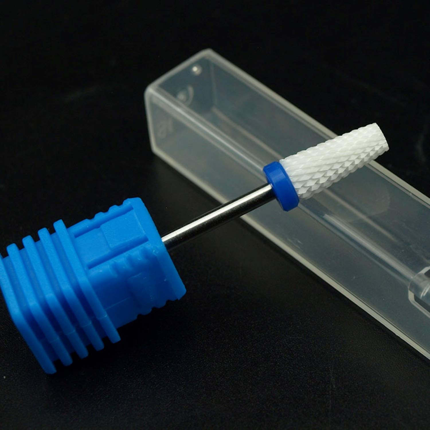 Natury Nails Ceramic Drill Bit for Nail Drill Manicure Pedicure Nail Polish Acrylic Gel Nail File Blue Medium Grit