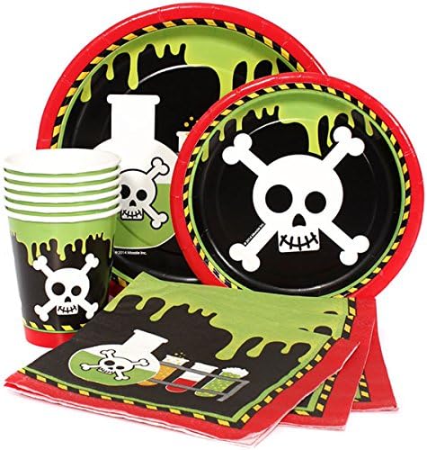 Mad Scientist Party Supplies Package for 16