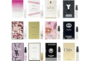 BVAMOS Yerinup 12 Piece Designer Fragrance Samples, Fragrance Sampler Gift Set Spray Perfume Travel Size