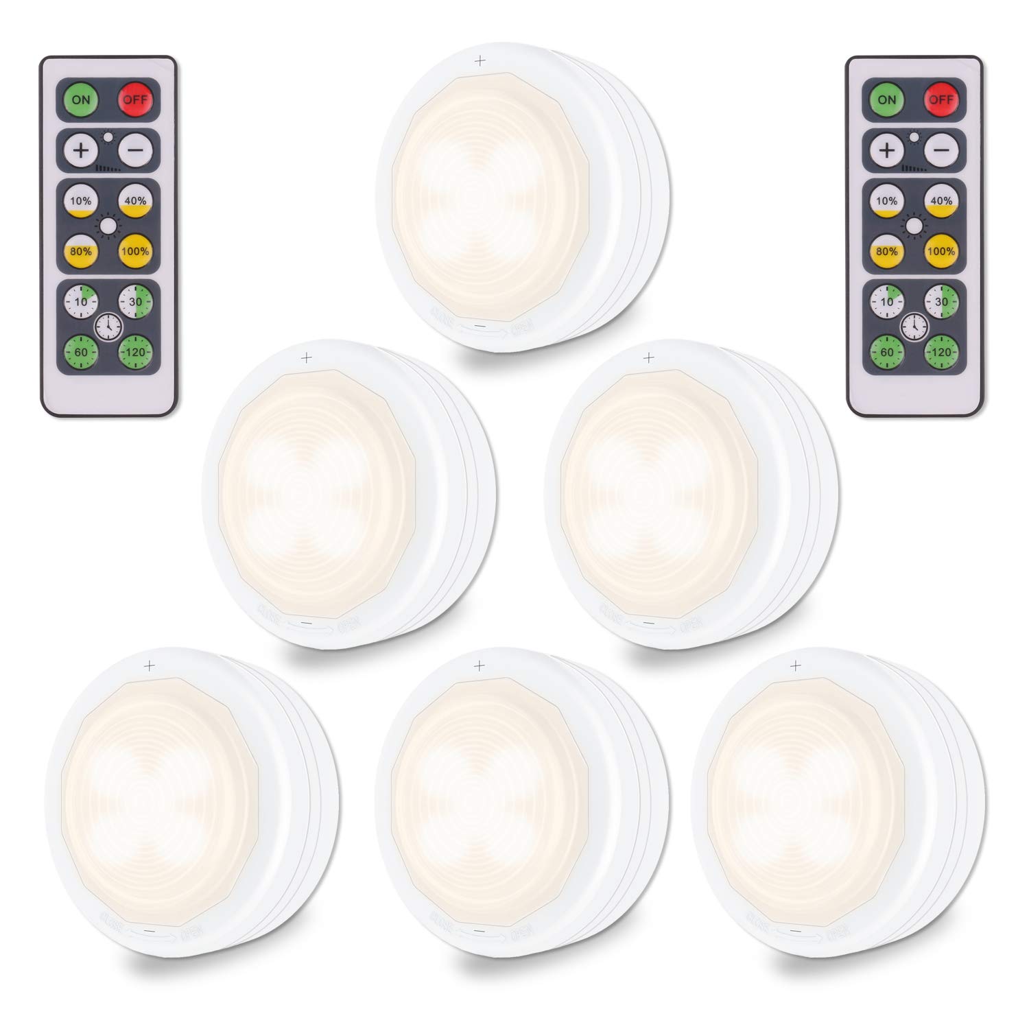 Schrankleuchten WOWGO Kabinett Beleuchtung Unterbauleuchten, drahtloses