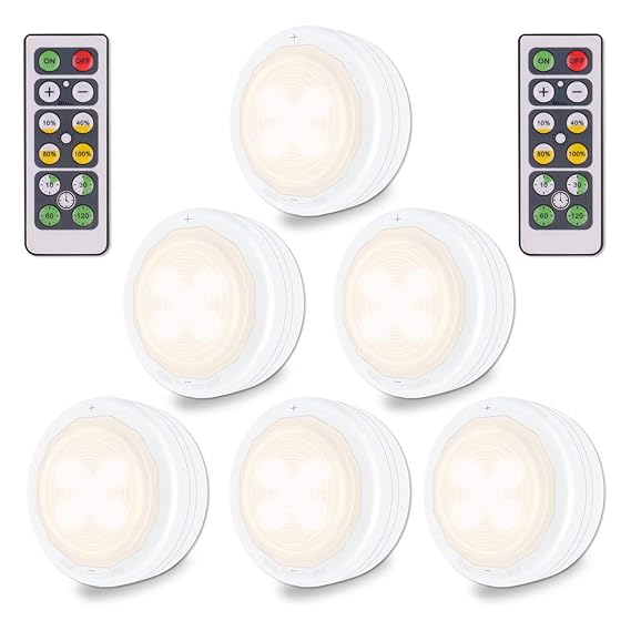 Schrankleuchten WOWGO Kabinett Beleuchtung Unterbauleuchten, drahtloses