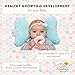 Original Baby Elephant Ears Head Support Pillow for Stroller, Swing, Bouncer, Changing Table, Car Seat, etc. (Woodland Wonder)