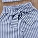 MAINESAKA Toddler Girl Stripe Off-Shoulder Tube Top + Pant Set Outfit (Blue, 1-2Years)