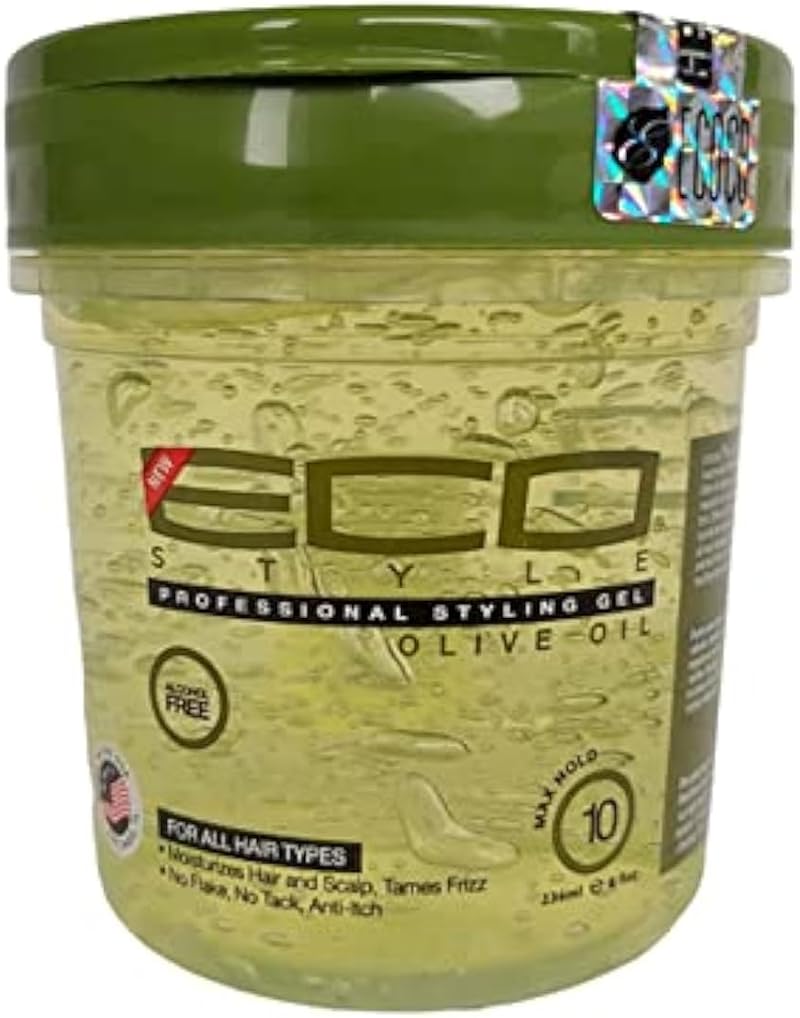 Eco Style Olive Oil Styling Gel 235 ml Maximum Hold Shine Nourish All Hair Types