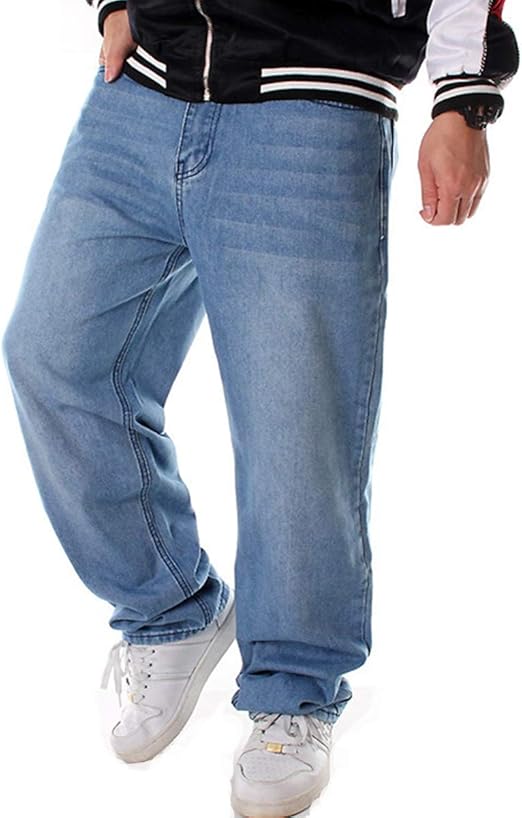 baggy blue pants