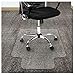 Office Marshal Polycarbonate Chair Mat with Lip for Medium Pile Carpet Floors, 36