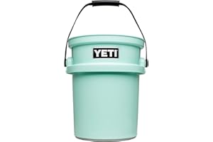 YETI Loadout 5-Gallon Bucket, Impact Resistant Fishing/Utility Bucket, Seafoam
