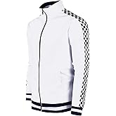 SCREENSHOT-TRACK JACKET Mens Urban Hip Hop Premium Track Jacket - Slim Fit Side Taping Sportswear Urbanwear Streetwear Top