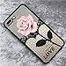 For iphone 7 Plus 5.5inch Case Sinfu Thin Mesh Rose Heat Dissipation Protective Cover (B)