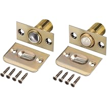 Mini Spring Ball Catch Drive-in Ball Catch 2PCS Copper Ball Catch Door Latches - Spring Loaded ...