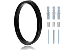 REAVOR Metal House Numbers - 5 Inch Address Numbers For Houses, High Gloss Black Number 0