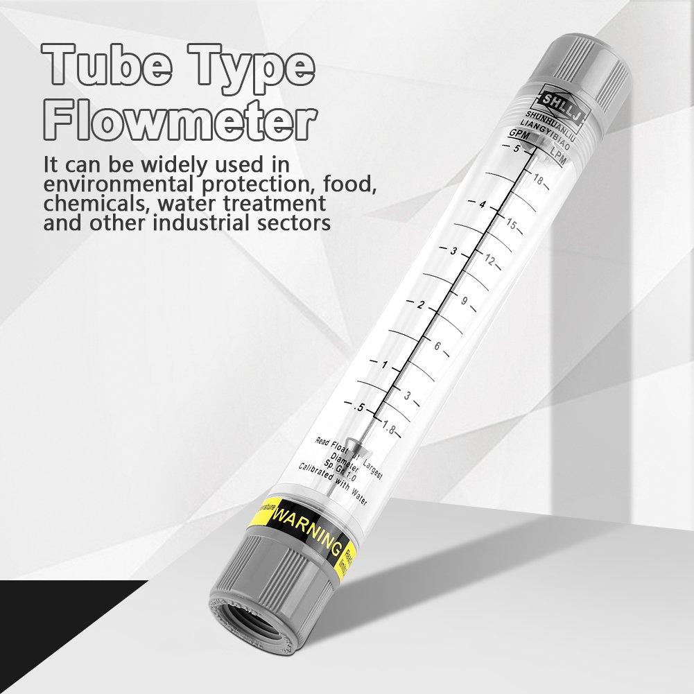 1pcs Meter,Liquid Flowmeter Gas Meter Tester for Gas Liquid Pipeline Flowmeter LZM 15G 0 5 5 GPM / 1 8 18 LPM - Image 3