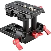 CAMVATE Quick Release Mount Base QR Plate for Manfrotto 501/504/ 577 Tripod Standard Accessory(Red) - 1436