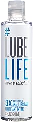 LubeLife 3X Anal Lubricant, Thicker Water-Based lube for Men, Women and Couples, Extra Protection, Non-Sticky, Smooth Glide, 