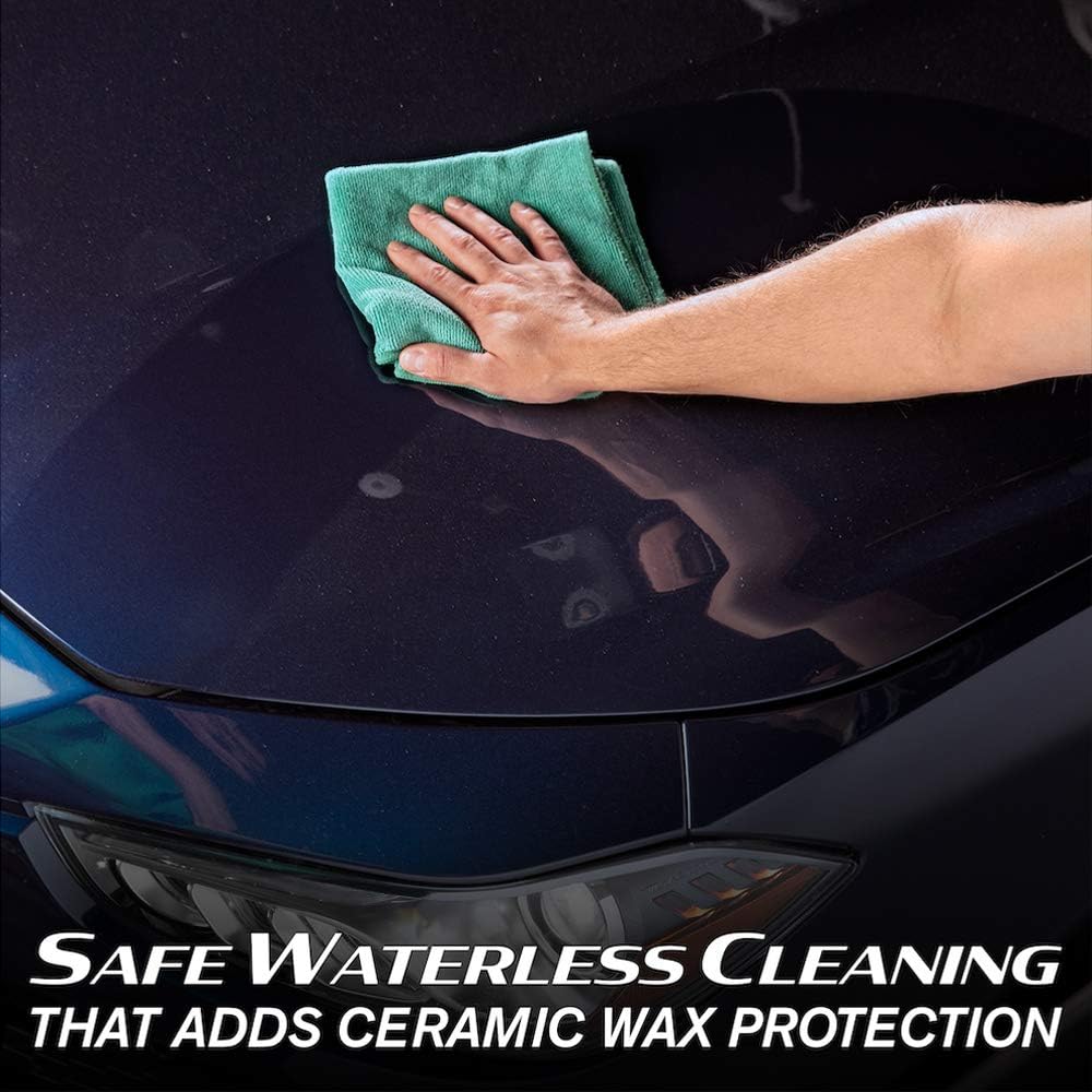 Turtle Wax Hybrid Solutions Ceramic 3-in-1 Car Detailer, Waterless Car Wash - Image 5