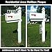Vertical or Horizontal Mailbox Address Plaque, Reflective 911 Plate, Most Visible Mailbox Address Marker Money Can Buy!
