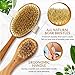 Dry Brushing Body Brush Skin Exfoliating 9Pc Spa Set with Face Brush, Exfoliator Gloves, Cellulite Massager, Lava Pumice Stone, Konjac Sponge, Headband - Get Glowing, Healthy, Revitalized Skin!