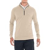 Three Sixty Six Mens Lightweight Dry Fit Pullover - Long Sleeve Half Zip Golf Jacket for Men
