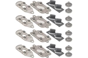 ECSiNG 4X Game Controllers Start Select Buttons Silicone Pad Sets Compatible with Nintendo SNES Controller