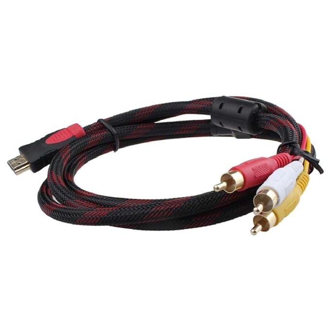 Tongshi HDMI de alta calidad a 3 RCA 1.5m adaptador masculino del ...