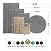 MAYSHINE Bathroom Rug Set | Soft Plush Chenille Bath Mats with PVC Non-Slip Backing, Absorbent Washable Quick Dry Area Rug Sets for Bathroom Floor | 32