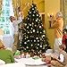 AMADE Christmas Tree Skirts White Luxury Faux Fur Tree Ornaments Plush XmasTree Skirt for Christmas Decoration New Year Party Holiday Decorations Pet Favors (33.4inch Dia)