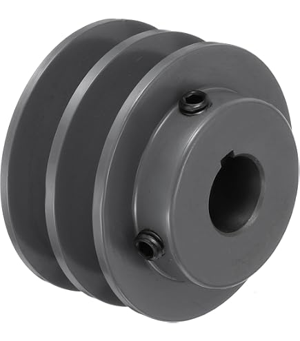 Single Groove V-Belt Pulley - 2.05" OD, 5/8" Fixed Bore, Cast Iron Sheave For A-Section Belts