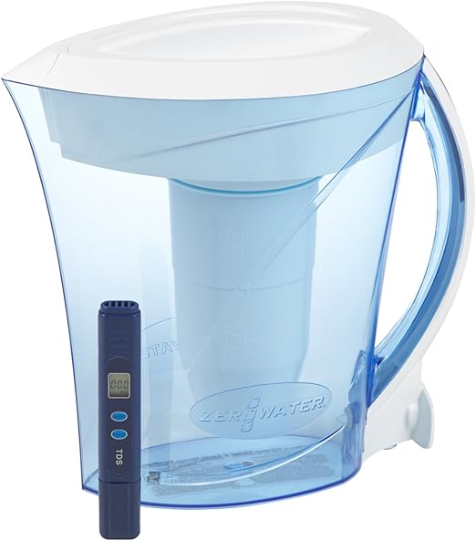 Amazon Com Zerowater 8 Cup Water Filter Pitcher With Water