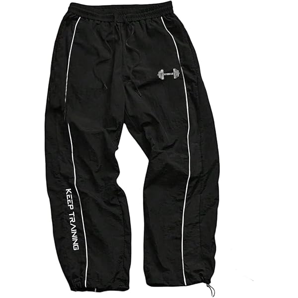 Amazon.com: SOLY HUX Men's Parachute Track Pants Baggy Sweatpants