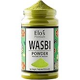 Wasabi Powder in a Jar by Elo's Premium (113 g) Packaged in Canada, Gold Grade Spicy Japanese Horseradish Seasoning, Vegan Ko