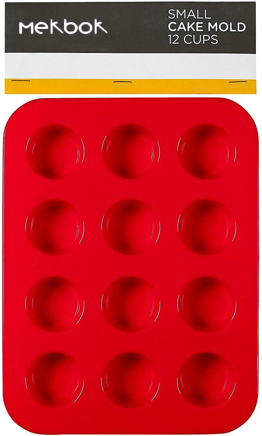 Small Silicone Mini Muffin Pans - Non-Stick Bakeware for Muffins, Cakes and Cupcakes - 12 Cups Silicone Mold / Baking Tray - Heat Resistant Tins up to 450???°F
