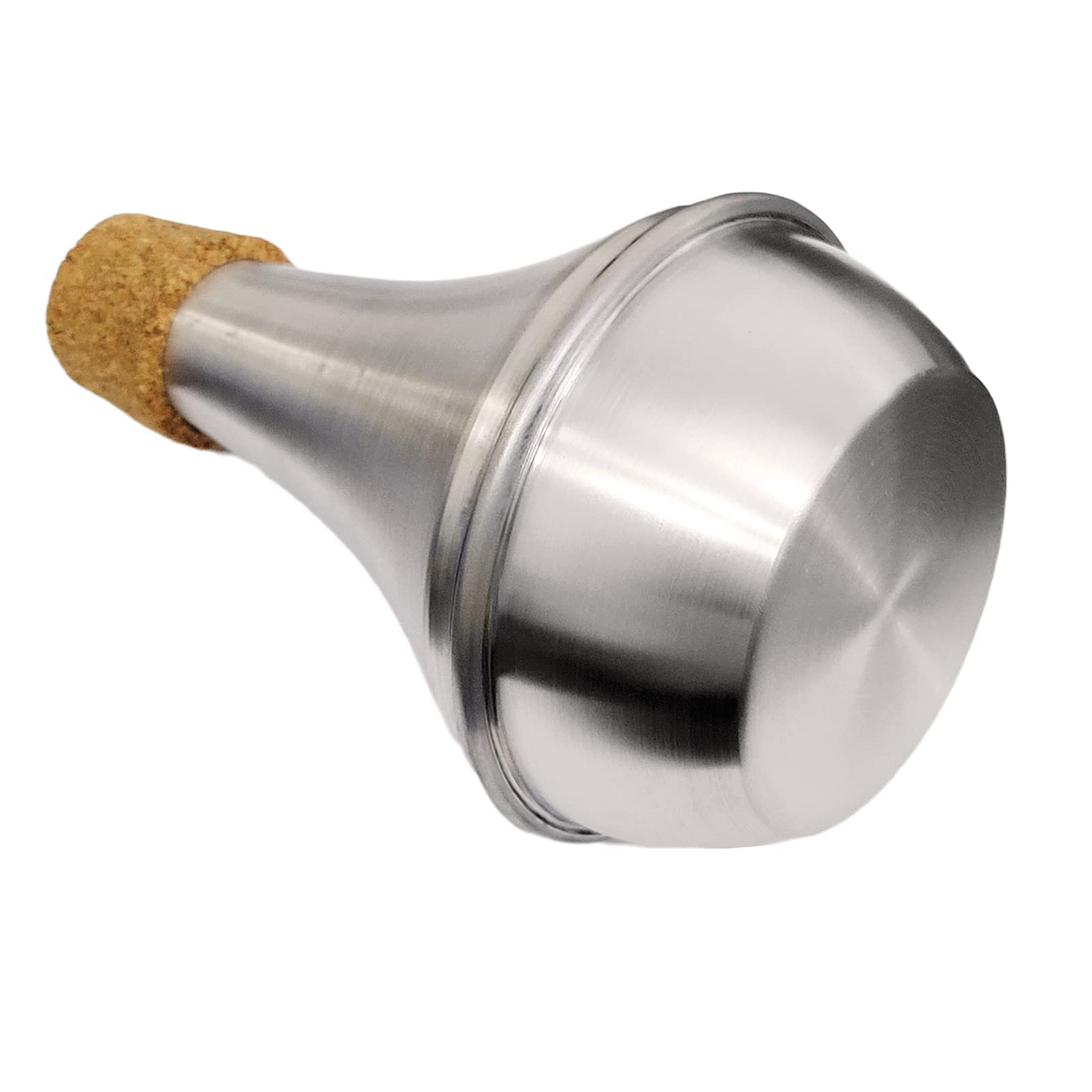 Photo 1 of Practice Silencer Brass Trumpet Mute Aluminum Cork Musical Instrument Part (Mute)