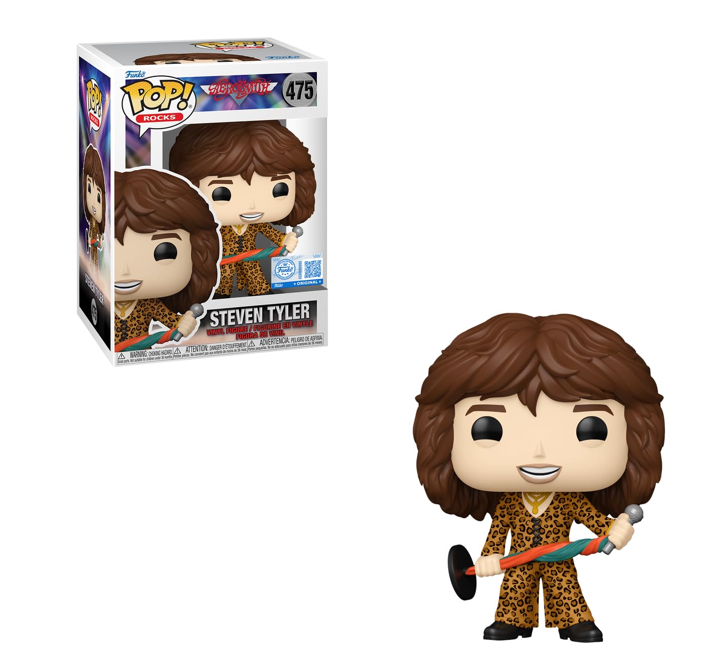 Funko Pop Aerosmith Steven Tyler Original 475 (with Plastic Protection)