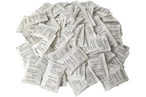 VOLINESSTI Silica Gel Packets, 200 PCS 2 Gram Desiccant Packs for Storage, Moisture Absorber Packets for Electronics, Clothes