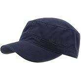 The Vintage Year Washed Cadet Cotton Twill Adjustable Military Radar Caps