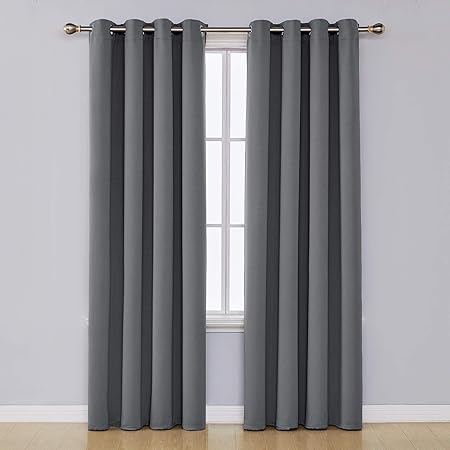 Umi Essentials Thermal Insulated Blackout Curtains Energy Saving
