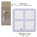 Window and Door Screen Repair Kit, Self-Adhesive Fiberglass Mesh Screen Door Repair Patches, Cover up Holes and Tears, Prevent Mosquito Insects Fly (3.94