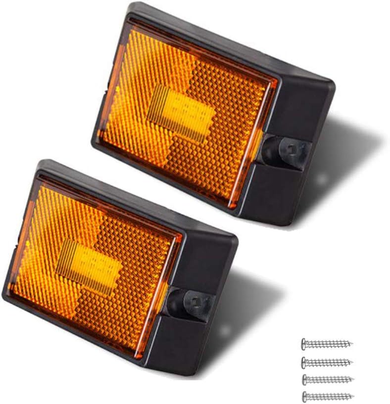 LED Utility Trailer Lights Signal Stat Light Amber Led