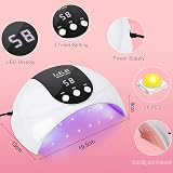 LKE UV LED Gel Nail Lamp Curing Lights for Nail Polish Drying view 3