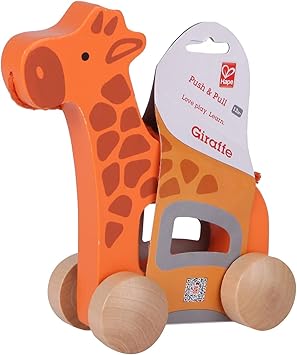 hape elephant wooden push and pull toy