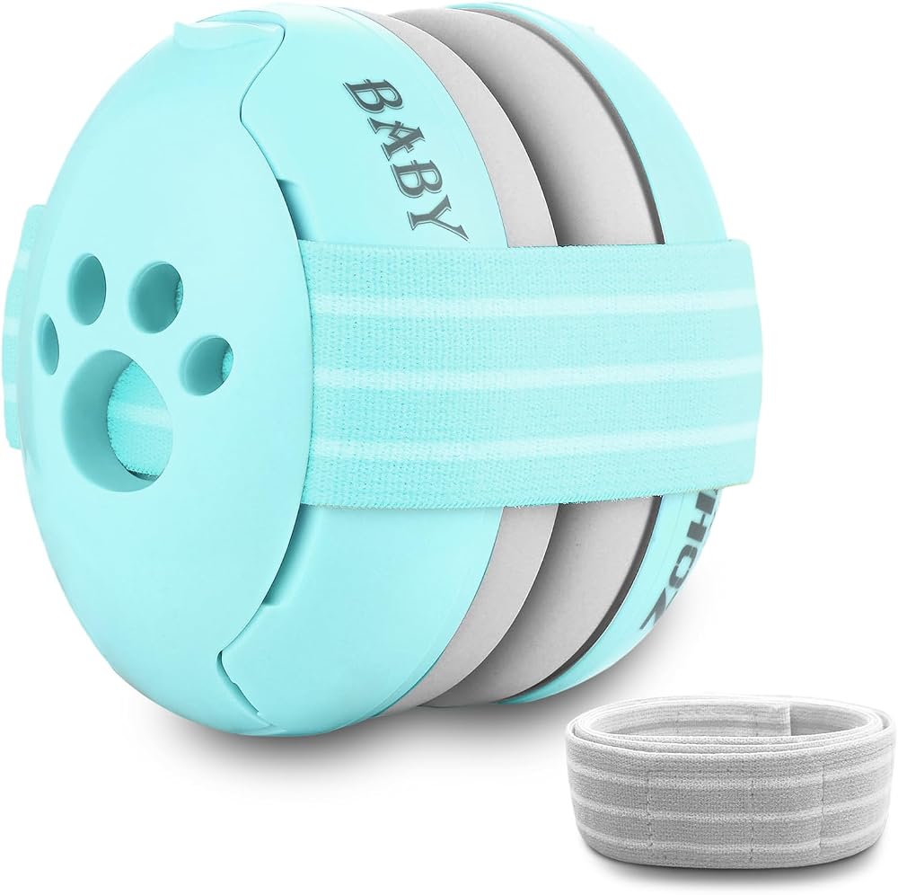 ZOHAN Baby Ear Defenders 0-36 Months Noise Reducing Headphones Mint