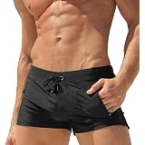 Herren Badehose Mit Reißverschlusstasche — Praktische Boardshorts Für Strand & Schwimmbad