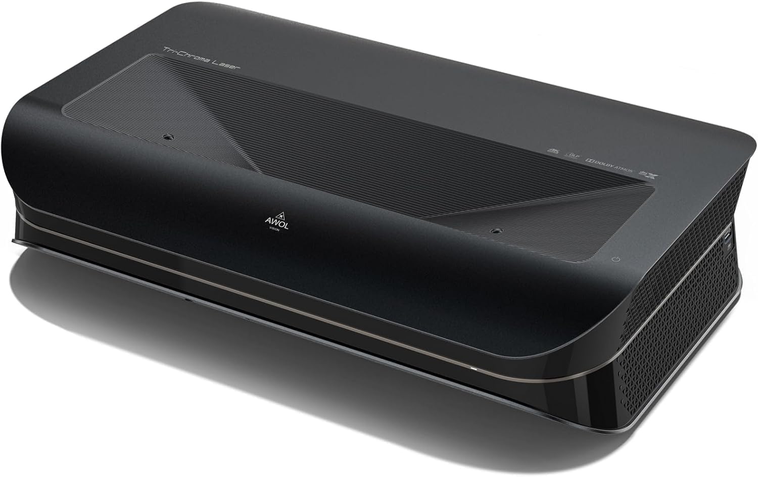 AWOL VISION LTV-3000 Pro 4K 3D Proyector láser triple de alcance ultracorto, Dolby Vision y Atmos, HDR10+, Proyector de cine en casa con TV láser UST de 150