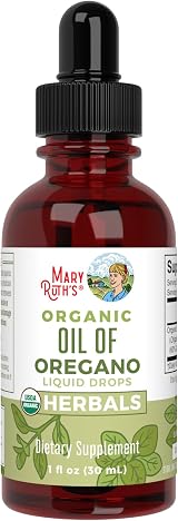 MaryRuth Organics Oil of Oregano Drops 34mg per 5 drops 30ml Vegan view 1