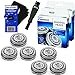 Philips Norelco SH90 Replacement Head (2 Pack) for Series 8000; S8950 & Series 9000; S9311, S9321, S9511, S9531, S9721, SW6700 & SW9700 Electric Shavers + Shaver Brush + HeroFiber Cleaning Cloth