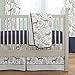 Carousel Designs Navy and Gray Woodland 3-Piece Crib Bedding Set