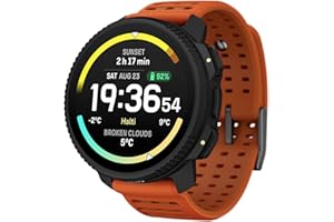 SUUNTO Vertical 2 GPS Sport Watch, Bright 1.5” AMOLED Touchscreen, LED Flashlight, 20-Day Battery Life, Offline Maps, Training Metrics & Recovery Insights, Dual-GNSS, 115+ Sport Modes, Canyon