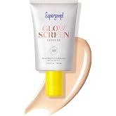 Supergoop! Glowscreen SPF 40 Tinted Sunscreen + Primer | Glowy moisturizing makeup primer filters blue light, hydration, hyal