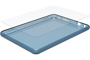 MISSION CABLES Made for Amazon Clear Case & Glass Screen Protector, for Fire 7 Tablet (2022 Release) | Blue