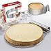 KALREDE Layer Cake Slicer Adjustable 7 Layer - Stainless Steel 9 Inch To 12 Inch Cake Ring Mold Cutter Round Adjustable Mousse Molds for Baking
